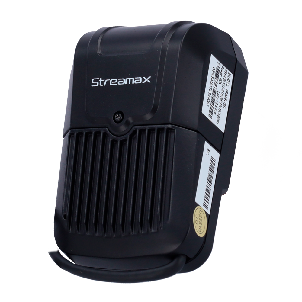 (ST-C20-0400) Streamax - Caméra IP - 1/2.8" Progressif Scan CMOS 1080P - Objectif 4 mm - Connecteur aviation 6 broches - Installation sur la vitre frontale