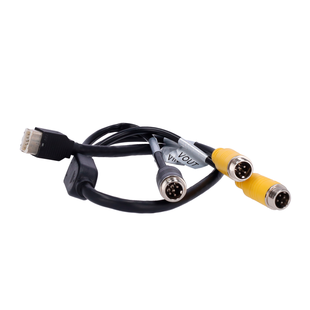 (ST-VIDEOCABLE-ADPLUS) Streamax - Câble vidéo pour ST-ADPLUS20 - 1 Connecteur de caméra AHD - 1 Connecteur de caméra IP - 1 Connecteur pour la sortie vidéo
