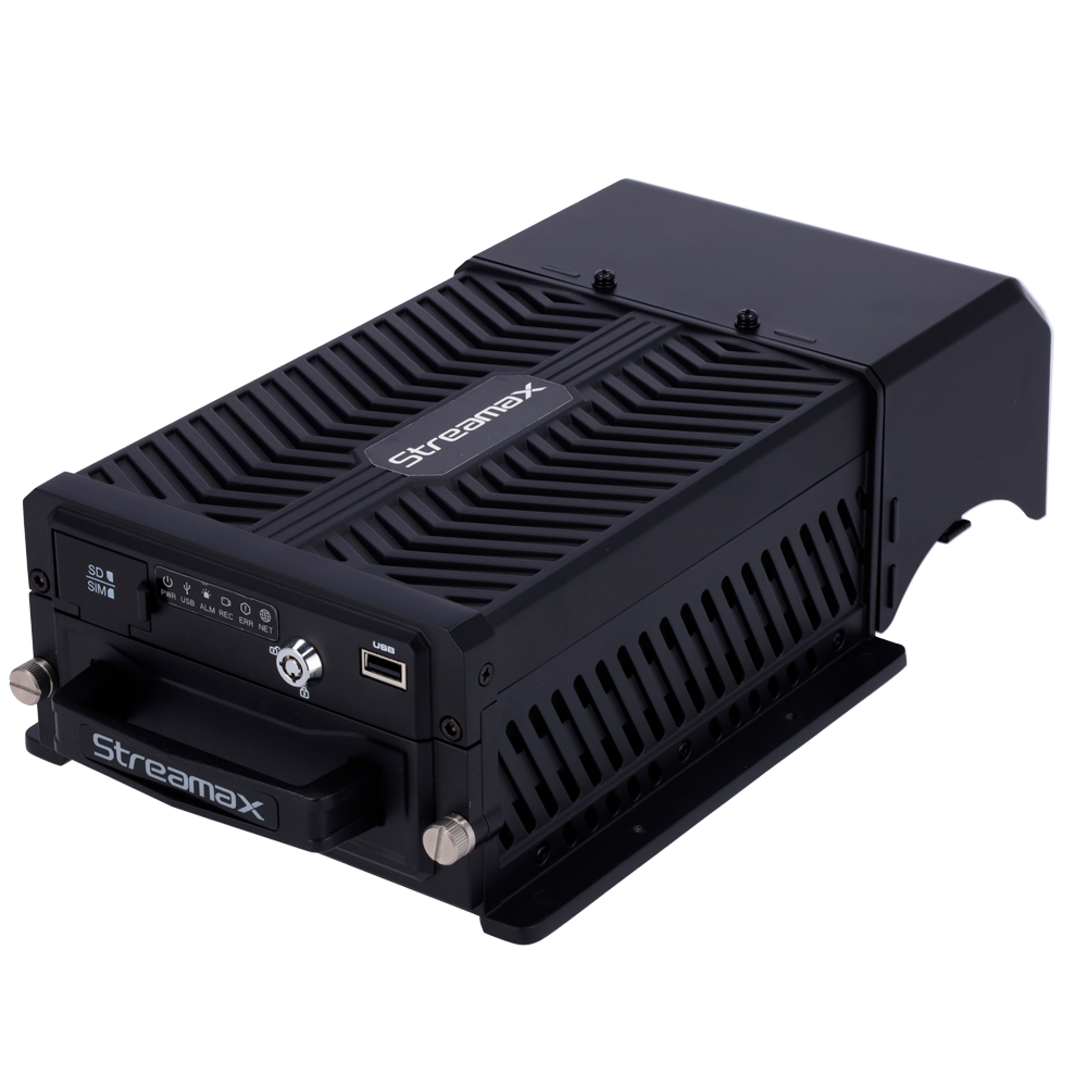 (ST-X3N-PRO-PTH0404-GPS4GW) Streamax - Enregistreur NVR embarqué - 4 CH AHD et 4 CH IP / Compression H.265/H.264 - Résolution maximale 1080p - Communication 4G : GPS |  Alarmes - Prend en charge 1 disque dur 2.5"
