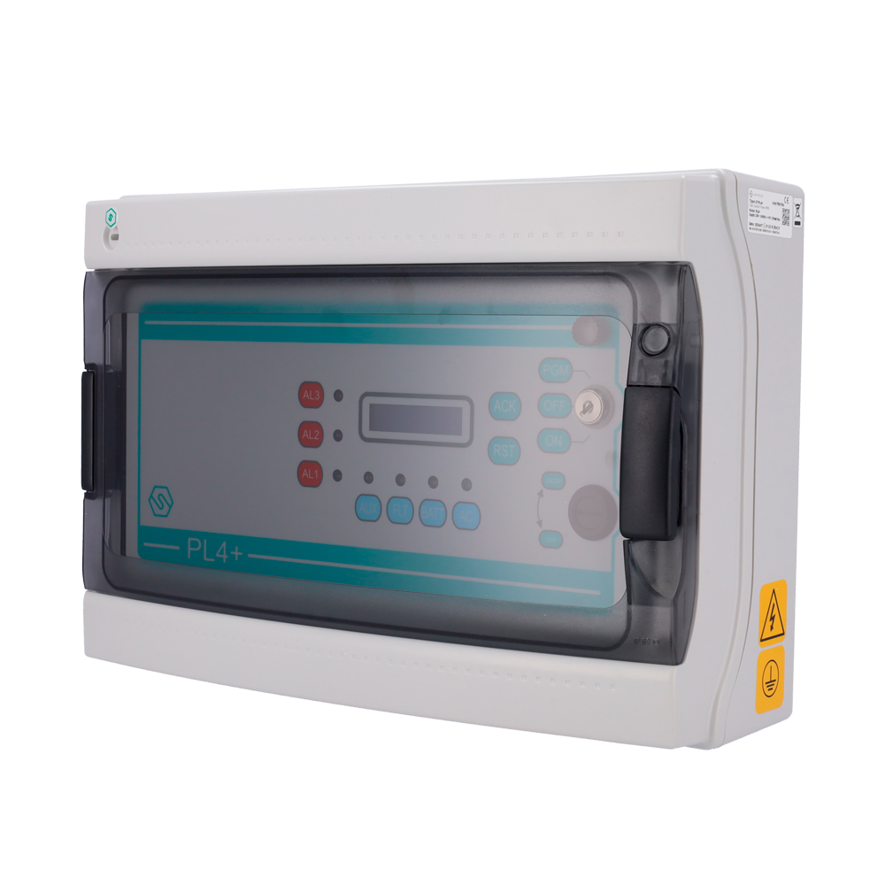 (TF-TF10TFDGPL4PL) Central de 4 zonas para la detección de gases - 4 entradas analógicas de 4-20mA - Pantalla LCD - Certificación SIL1 y ATEX