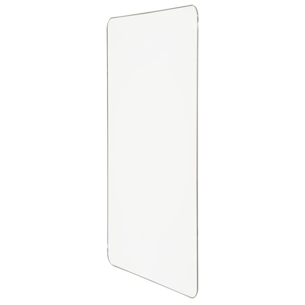 (TS-HANDRAIL-GLASS50-HIGH) Cristal para cerramiento altura completa - Para postes de cerramiento - Compatible con tornos - Dimensiones 270 (An) x 1400 (Al) x 10 (Fo) mm - Fabricado en material acrílico