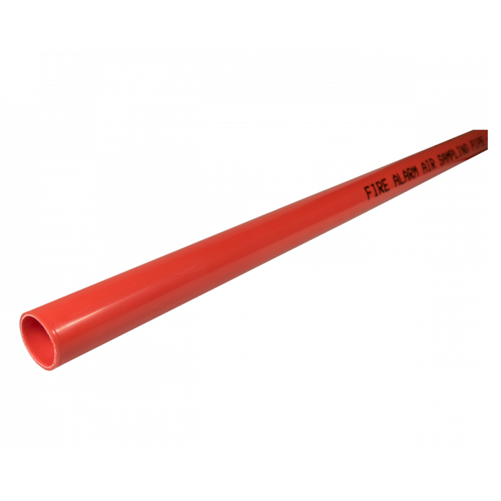 (TU25-ABSRED) SECURITON - Tubo ABS para Sistemas de Aspiración - Diámetro exterior: Ø 25 mm. - Tubos de 3m longitud -  Libre de Halógenos - EN.54-20