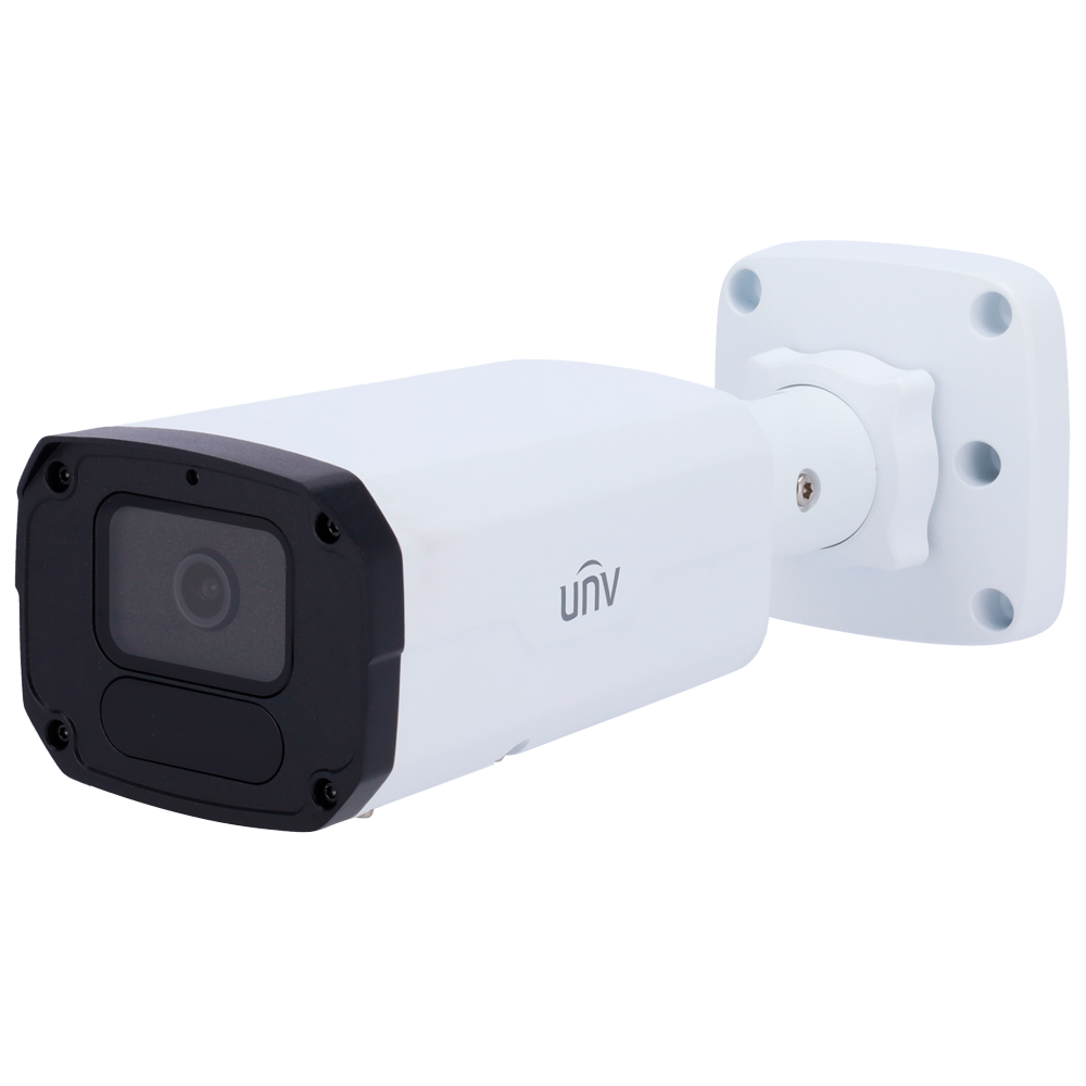 (UV-IPC2228SB-ADF28KM-I1) Caméra Bullet IP Uniview - Prime - 8 MP | Objectif 2.8 mm | UMD | microSD 512 Go - IR 80 m | WDR 120 dB | Entrée/sortie audio et alarme - SIP Smart Intrusion Prevention (prévention intelligente des intrusions) - PoE | IP67 | IK10 - Microphone intégré