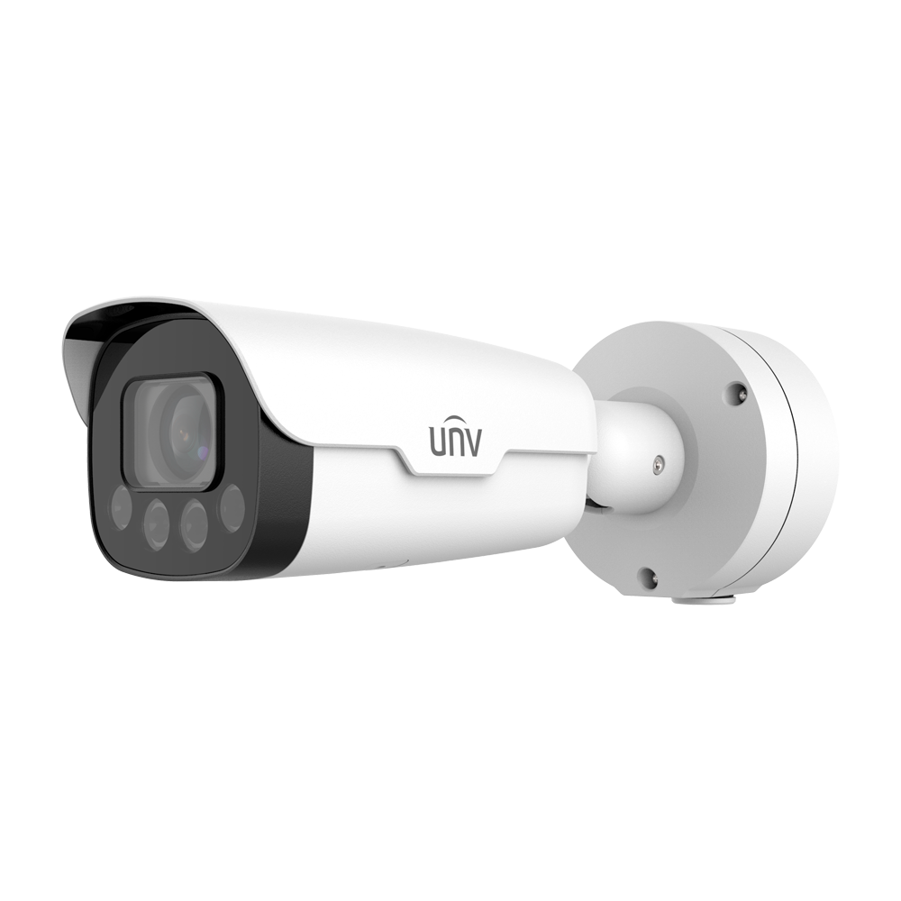 (UV-IPC262EB-HDX10K-I0) Caméra Bullet IP Uniview - Gamme Pro - 2 MP | Objectif motorisé 5~50 mm 10X Zoom - IR 100 m | WDR 120 dB | 60 fps 512GB - Light Hunter : Comptage de personnes  - PoE+ | SIP | UMD | IP67 | IK10 - Audio | Alarmes | Heater