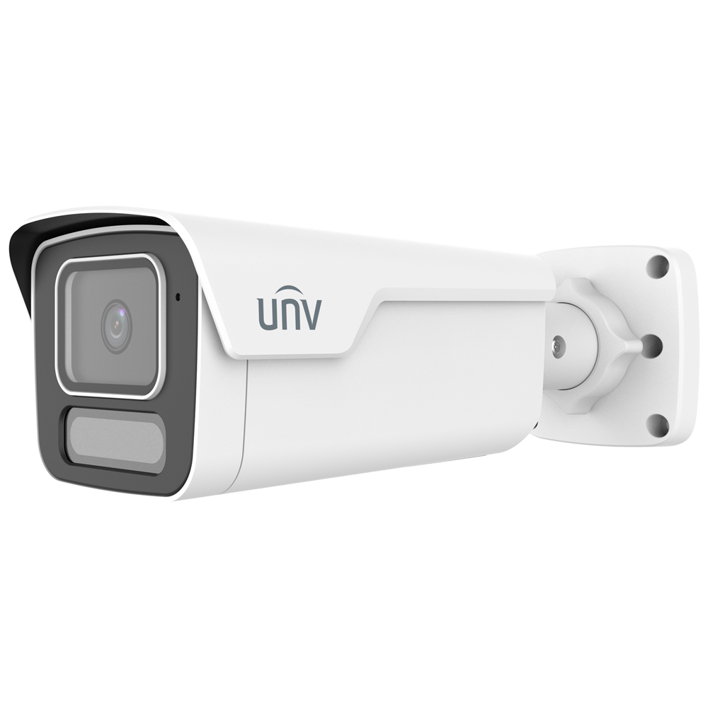 (UV-IPC2B18SE-ADF40K-WP-I1) Caméra Bullet IP Uniview - Gamme Prime - 8 MP | Objectif 4 mm | microSD 512 Go - Lumière blanche 40 m | WDR 130 dB | OwlView - LightHunter | SIP | UMD | Analyse statistique - PoE | IP67 | Surtensions 4000 V |  - Alarme | Audio | Microphone | Haut-parleur