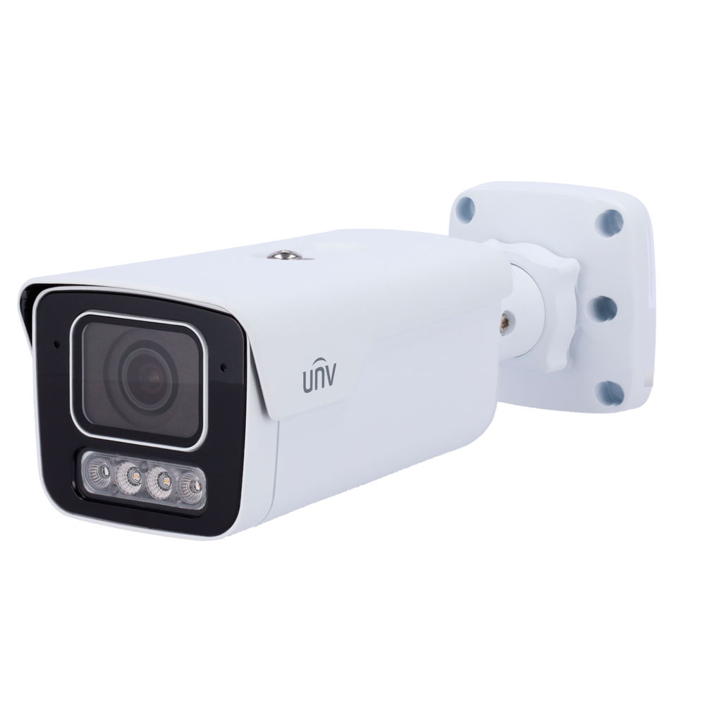 (UV-IPC2B18SE-ADZKMC-WP-I1) Caméra Bullet IP Uniview - Prime - 8 MP | Objectif 2.8~12 mm | microSD 512 Go - Lumière blanche 40 m | WDR 130 dB - TriGuard 3.0 | Wise-ISP | NEMA 4X - PoE | SIP | UMD | Comptage | IP67 | IK0  - Microphone | Alarme | Audio | Réinitialisation