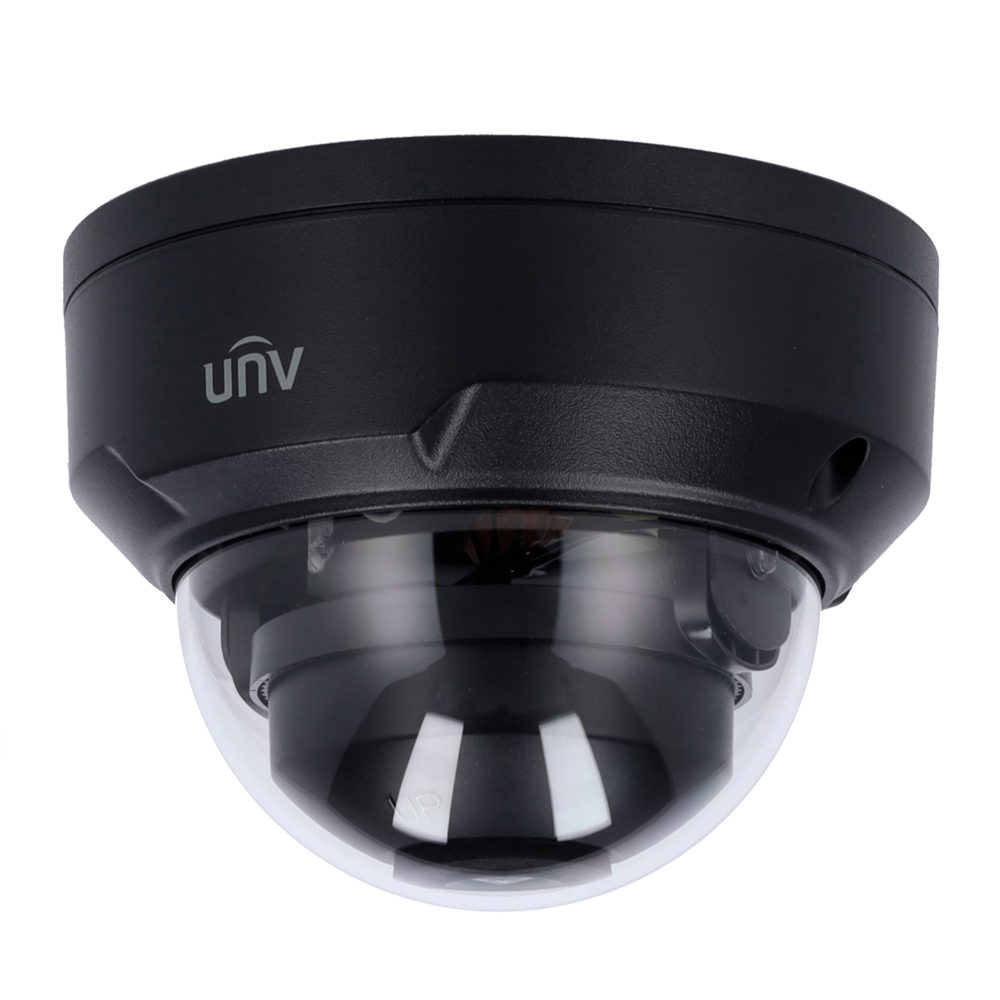 (UV-IPC324LE-DSF28K-G-BLACK) Caméra IP 4 Mégapixel Couleur Noir - Gamme EasyStar - 1/3" Progressive Scan CMOS - Objectif 2.8 mm - IR LEDs Portée 30 m - Interface WEB, CMS, Smartphone et NVR