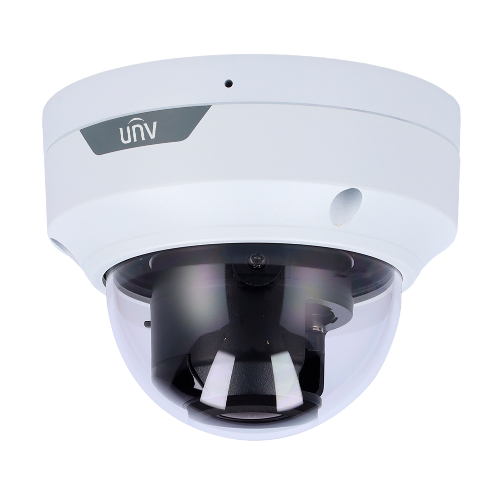 (UV-IPC3534LB-ADEZK-H) Caméra dôme IP Uniview - Easy - 4 MP | Objectif motorisé 2.8-12 mm - 1/3" Progressive Scan CMOS - IR 40 m | WDR 120 dB | Emplacement MicroSD 256GB - Microphone intégré | PoE | UMD | IP67 | IK10 - Interface WEB, CMS, Smartphone et NVR