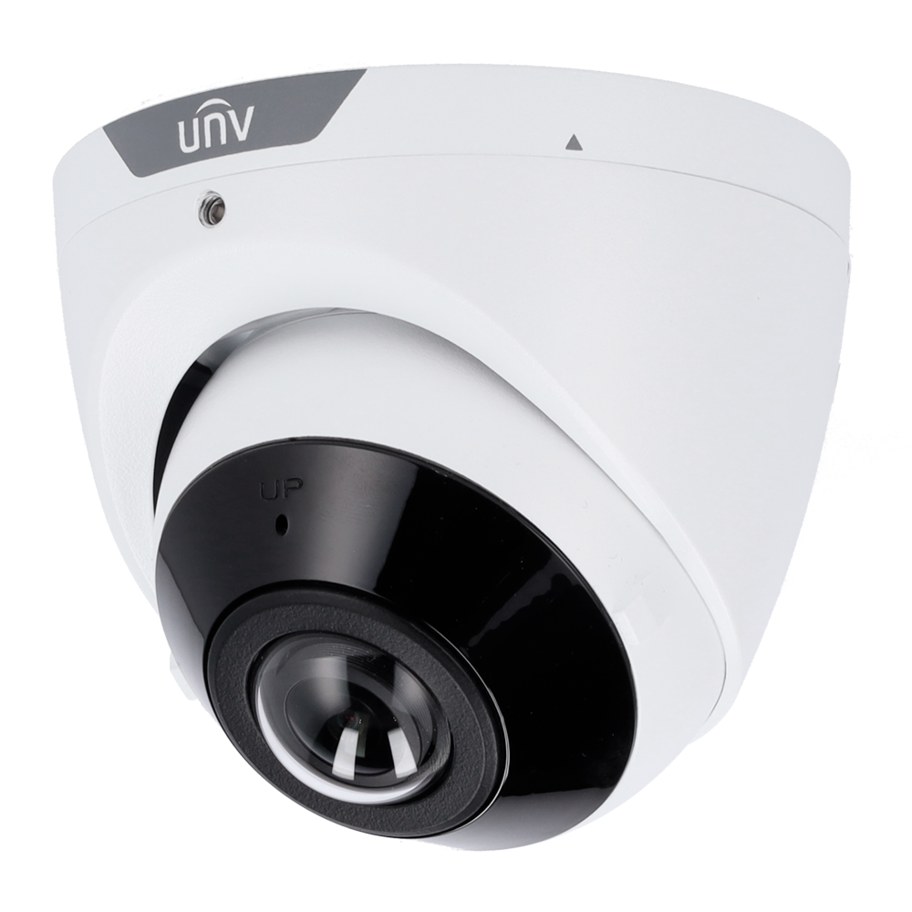(UV-IPC3608SB-ADF16KM-I0) Caméra IP 8 Megapixel - Gamme Prime - Objectif 1.68 mm | Grand angle intelligent - IR LEDs portée 20 m | Audio et alarmes - Algorithme IA | Évite les fausses alarmes - Interface WEB, CMS, Smartphone et NVR
