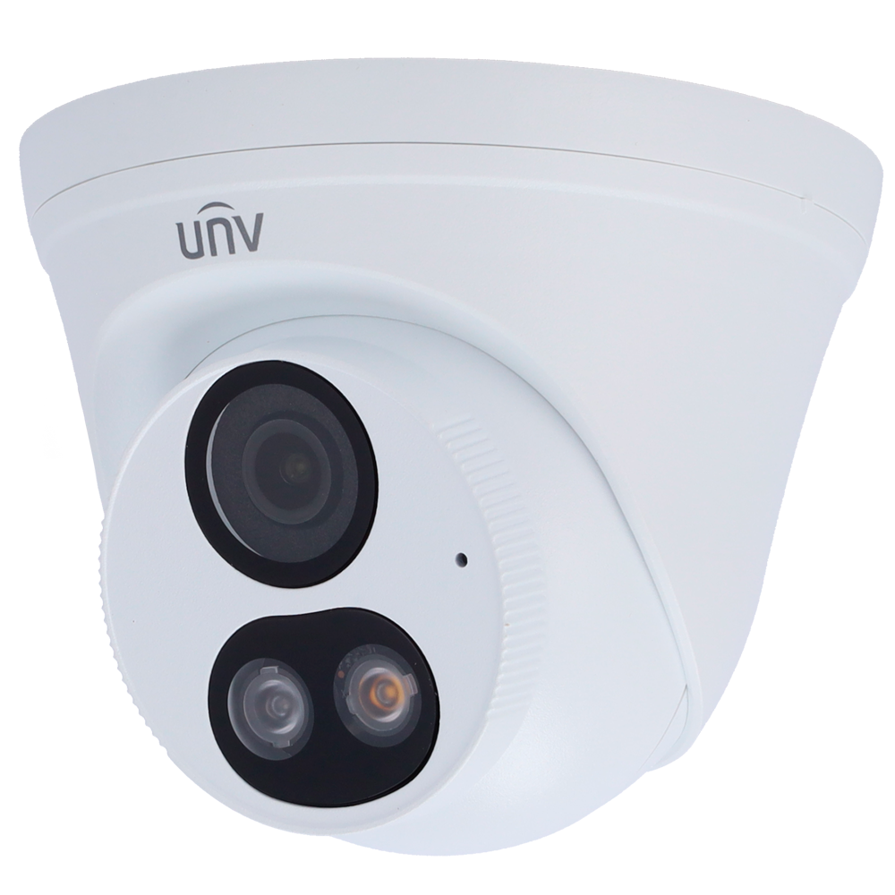 (UV-IPC3618LB-ADF28K-DL) Caméra IP 8 Megapixel  - Gamme Easy - 1/2.7" Progressive Scan CMOS - Objectif 2.8 mm - IR LEDs Portée 30 m / PoE (IEEE802.3af) - Interface WEB, CMS, Smartphone et NVR