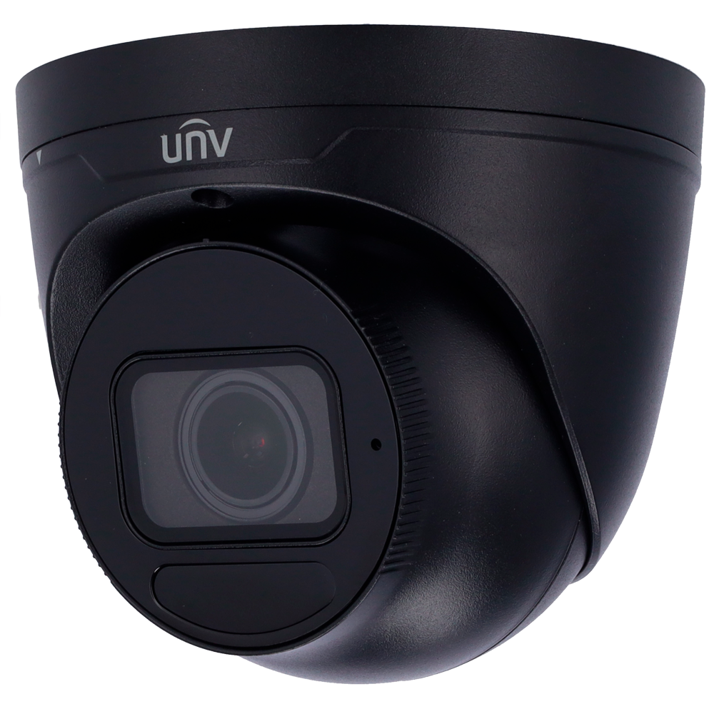 (UV-IPC3635LB-ADZK-H-BLACK) Caméra IP 5 Megapixel - Gamme Easy - 1/2.7" Progressive Scan CMOS - Objectif motorisé 2.8-12 mm AF - Portée IR LED 40 m | 120 dB WDR - Interface WEB, CMS, Smartphone et NVR