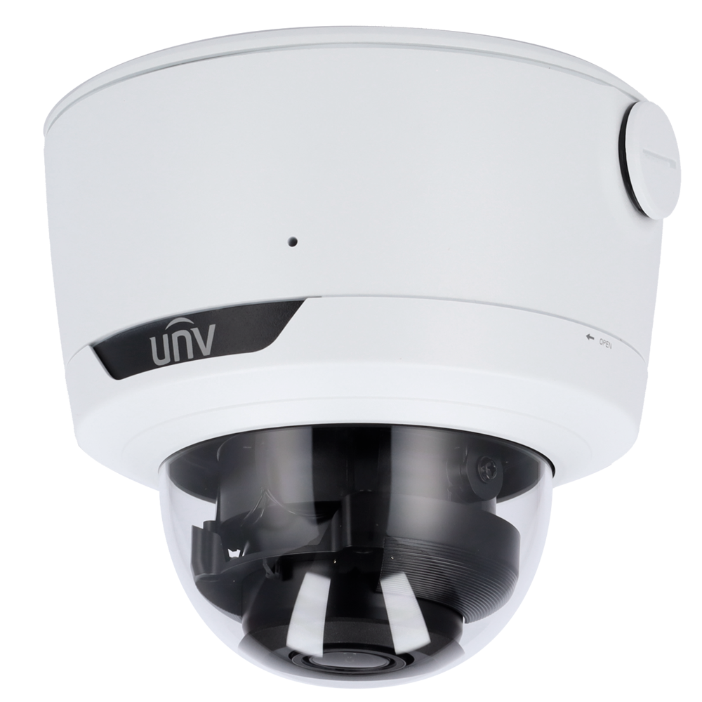 (UV-IPC3734SS-ADZK-I1) Caméra IP 4 Megapixel - Gamme Prime - Objectif 2.7 ~ 13.5 mm Motorisé | WDR 130 dB - IR LEDs portée 40 m | Audio et alarmes - Algorithme IA | Évite les fausses alarmes - Interface WEB, CMS, Smartphone et NVR