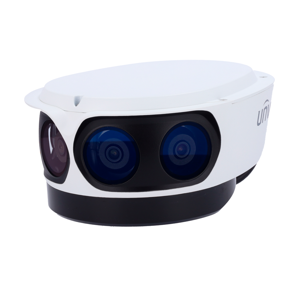 (UV-IPC8544EA-KM-I1) Caméra IP panoramique 16 Megapixel (4800×2688) - Gamme Pro - 1/1.8" Progressive Scan CMOS - Objectif 2.8 mm | 4 Objectifs - IR 30 m | Alarmes - Interface WEB, CMS, Smartphone et NVR