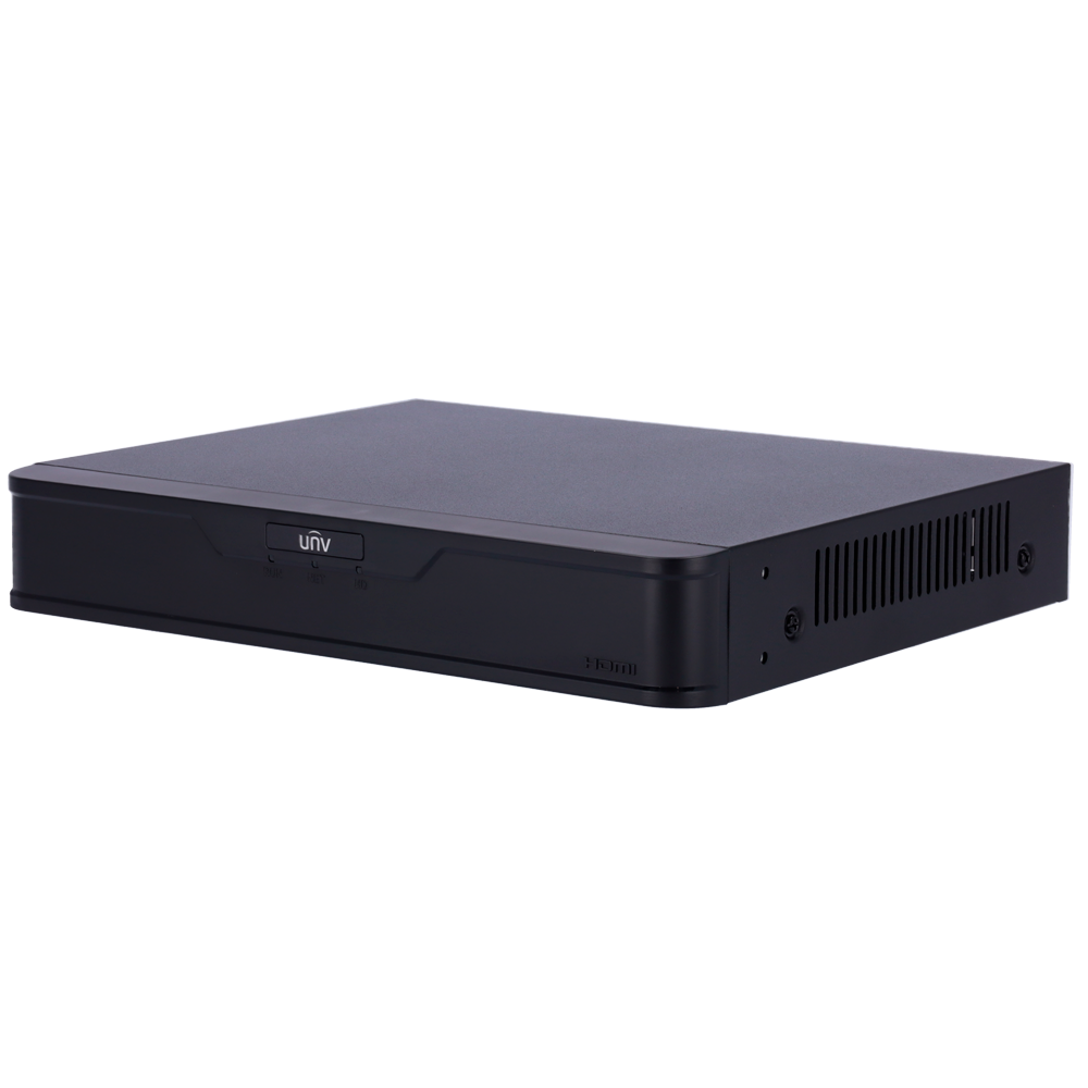 (UV-NVR301-08B-P8-IQ) Gamme Easy d'Uniview - Enregistreur NVR pour caméra IP - Résolution jusqu'à 12Mpx - 8CH vidéo / Compression Ultra265 / 8CH PoE - Bande passante 80Mbps | Prend en charge 1HDD - SIP jusqu'à 2CH | AcuSearch