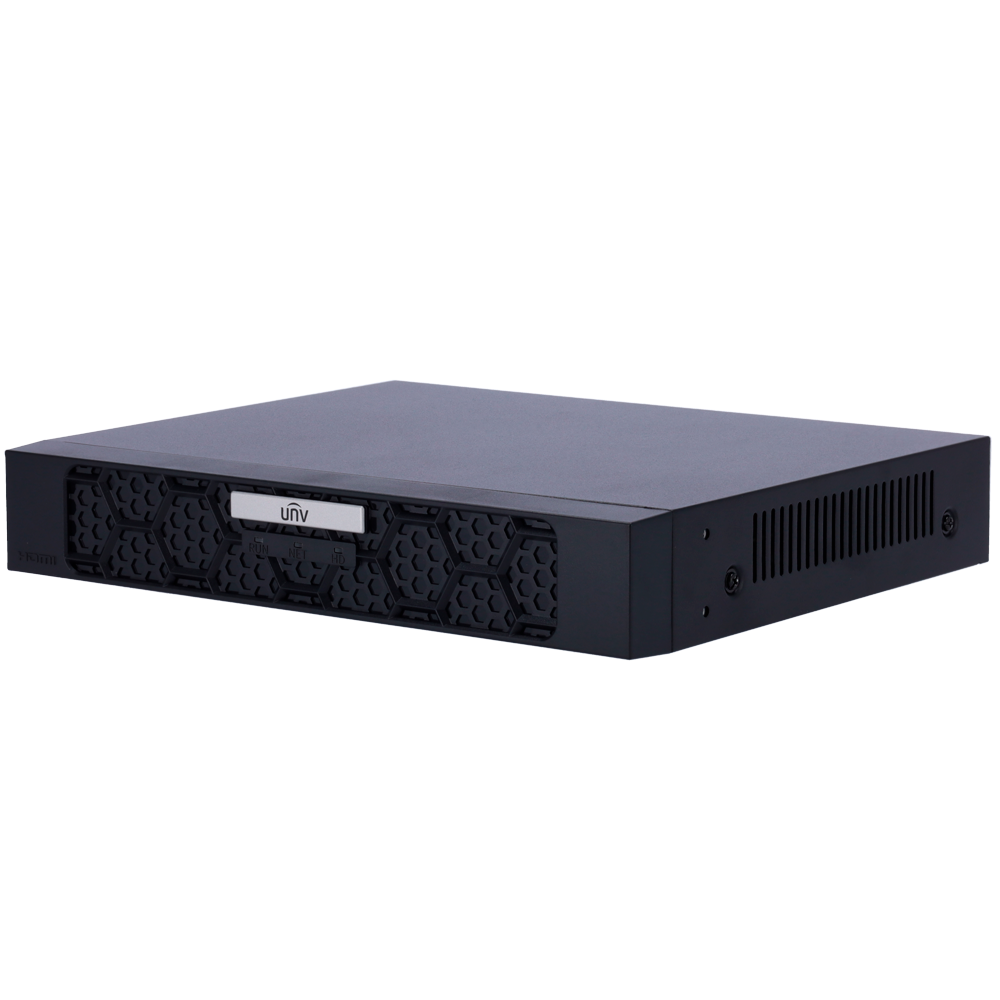 (UV-NVR501-04B-P4-IQ) Uniview NVR Prime - 4 Canaux PoE - Résolution maximale 16 MP - 1 Disque dur jusqu'à 16 To - UMD | SIP | Comptage | Détection faciale - AcuSearch | SmartSearch - Bande passante 80 Mbps