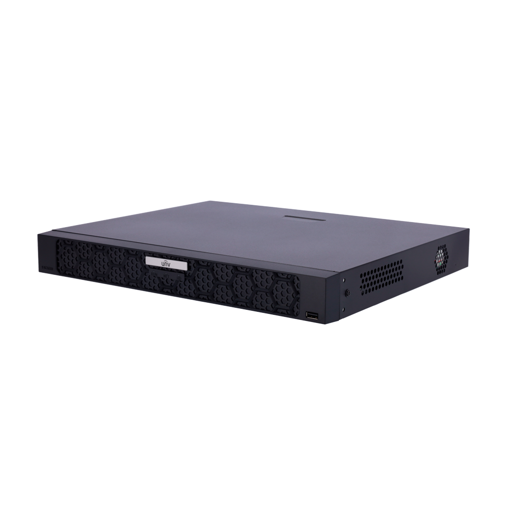 (UV-NVR502-32B-P16) Enregistreur NVR pour caméra IP - Gamme Prime - 32 CH vidéo / 16 ports PoE - Résolution maximale 8Mpx - Bande passante 320 Mbps - Supporte 2 disques durs