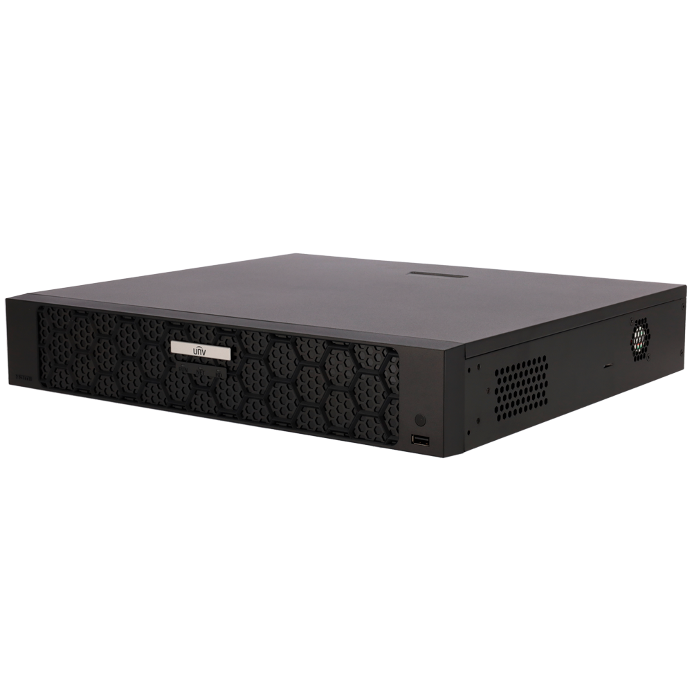 [UV-NVR504-16B-P16-IQ] (UV-NVR504-16B-P16-IQ) Uniview Gamme Prime - Enregistreur NVR pour caméra IP - Résolution jusqu'à 16Mpx - 16CH vidéo / Compression Ultra265 / 16 PoE - Prend en charge SIP jusqu'à 4CH / Reconnaissance faciale - 4HDD / Prend en charge RAID / Alarmes