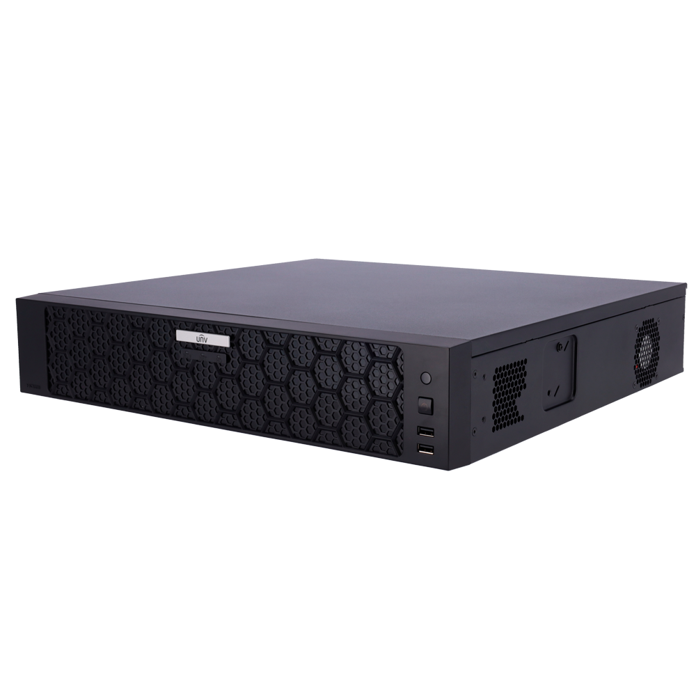 (UV-NVR504-32E-P24-IQ) Uniview NVR Prime - 32 Canaux 24 PoE - Résolution maximale 32 MP - 4 Disque dur jusqu'à 16 To | RAID 0, 1, 5 - UMD | SIP | Comptage | Reconnaissance faciale - AcuSearch | SmartSearch - Bande passante 384 Mbps