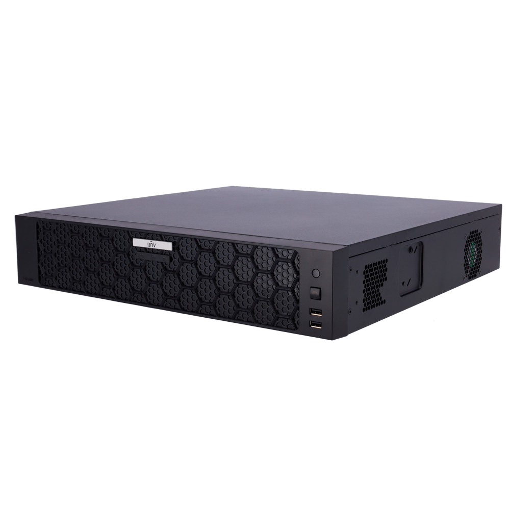 [UV-NVR504-64E-IQ] (UV-NVR504-64E-IQ) Enregistreur NVR Gamme Prime pour caméras IP - 64 CH vidéo  / Compression Ultra H.265 - Résolution maximale 32Mpx | Bande passante 384Mbps - Acusearch et Smart Search + - Prend en charge 4 disques durs / RAID 0, 1, 5