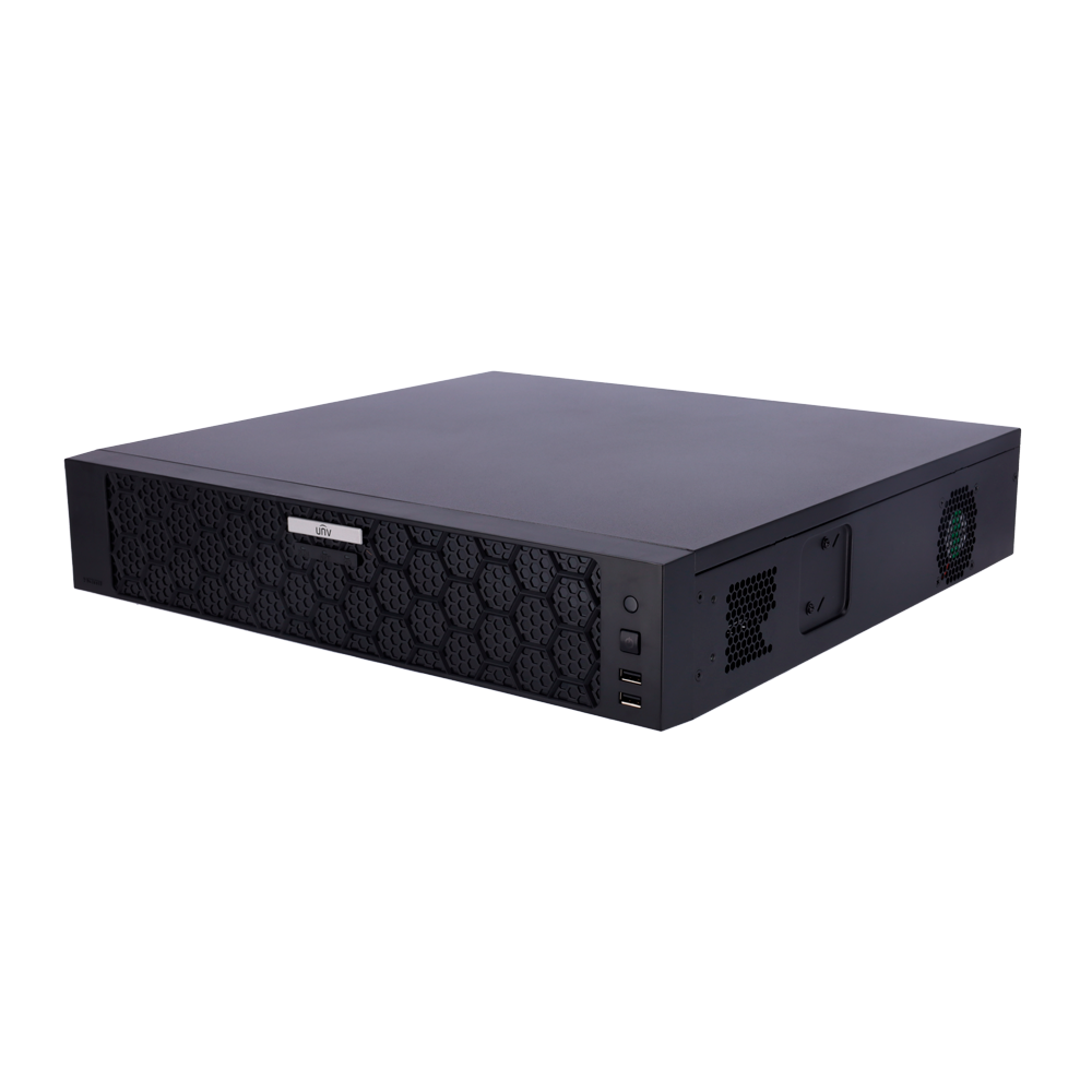 (UV-NVR508-32B) Enregistreur NVR pour caméra IP - Gamme Prime - 32 CH vidéo  / Compression Ultra H.265 - Résolution maximale 16Mpx - Bande passante 320 Mbps - Supporte 8 disques durs