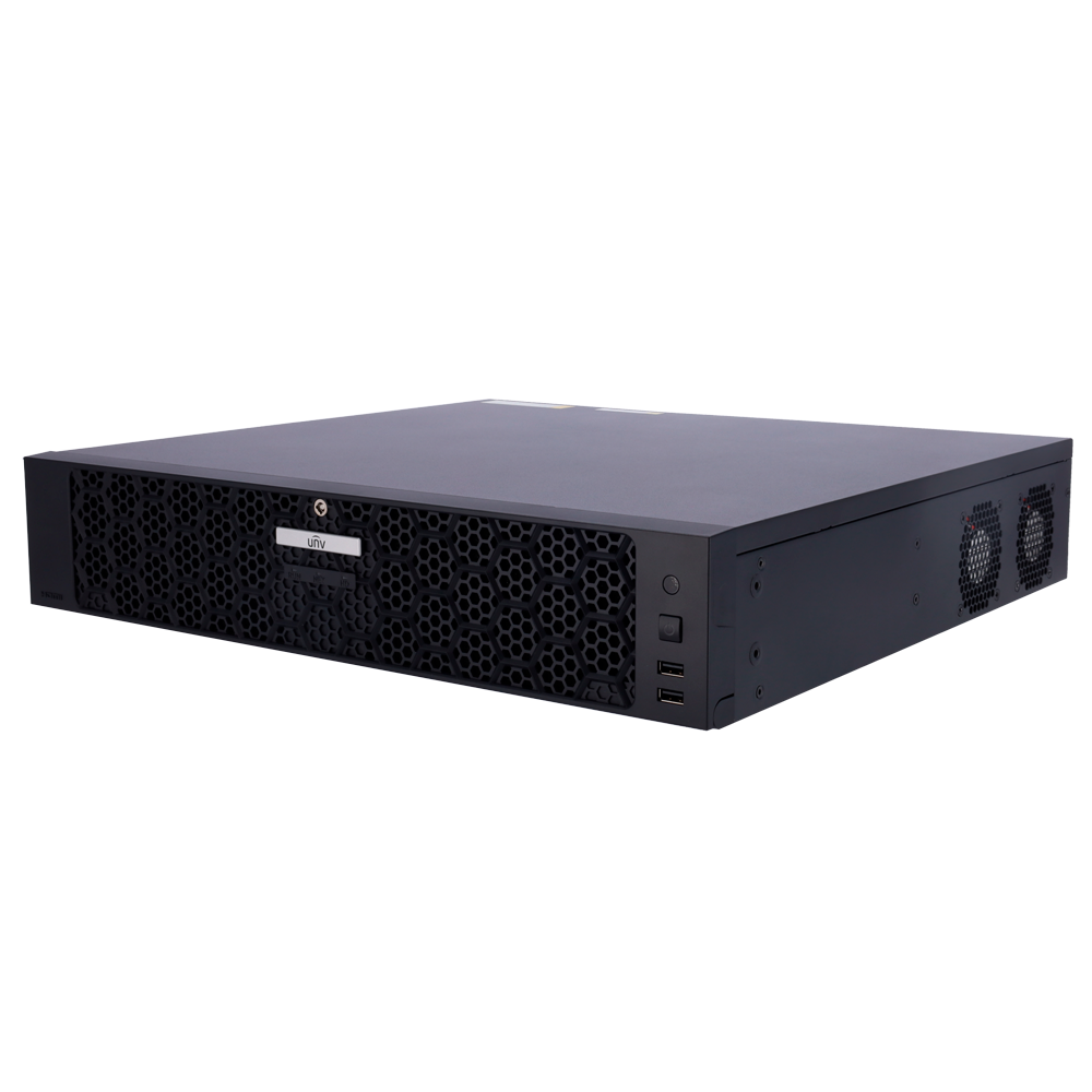 (UV-NVR508-64E-IQ) Enregistreur NVR pour caméra IP - Gamme Prime - 64 CH vidéo  / Compression Ultra H.265 - Résolution maximale 32Mpx / Bande passante 384Mbps - Acusearch et SmartSearch + - Prend en charge  8 disques durs / RAID 0, 1, 5, 6, 10
