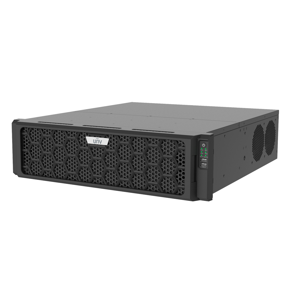 [UV-NVR516-128E-R] (UV-NVR516-128E-R) Enregistreur NVR pour caméra IP - Gamme Pro - 128 CH video | 32 Mpx - Prend en charge 2 cartes décodeurs - Bande passante 640 Mbps - Prend en charge 16 disques durs | RAID