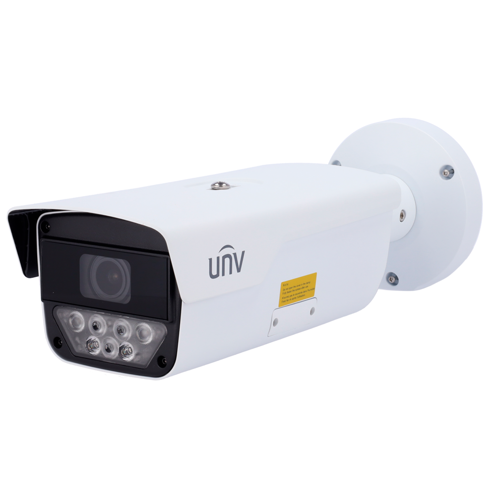 (UV-PKC2641-Z28-IR-P) LPR Uniview - Gama Pro - 4 MP | Lente motorizada 8~32 mm | microSD - IR 50 m | Sensor 1/1.8" - (F1.7) - LPR Hasta 80 km/h | WDR - PoE+ | Alarmas | Audio  | IP67 | IK10