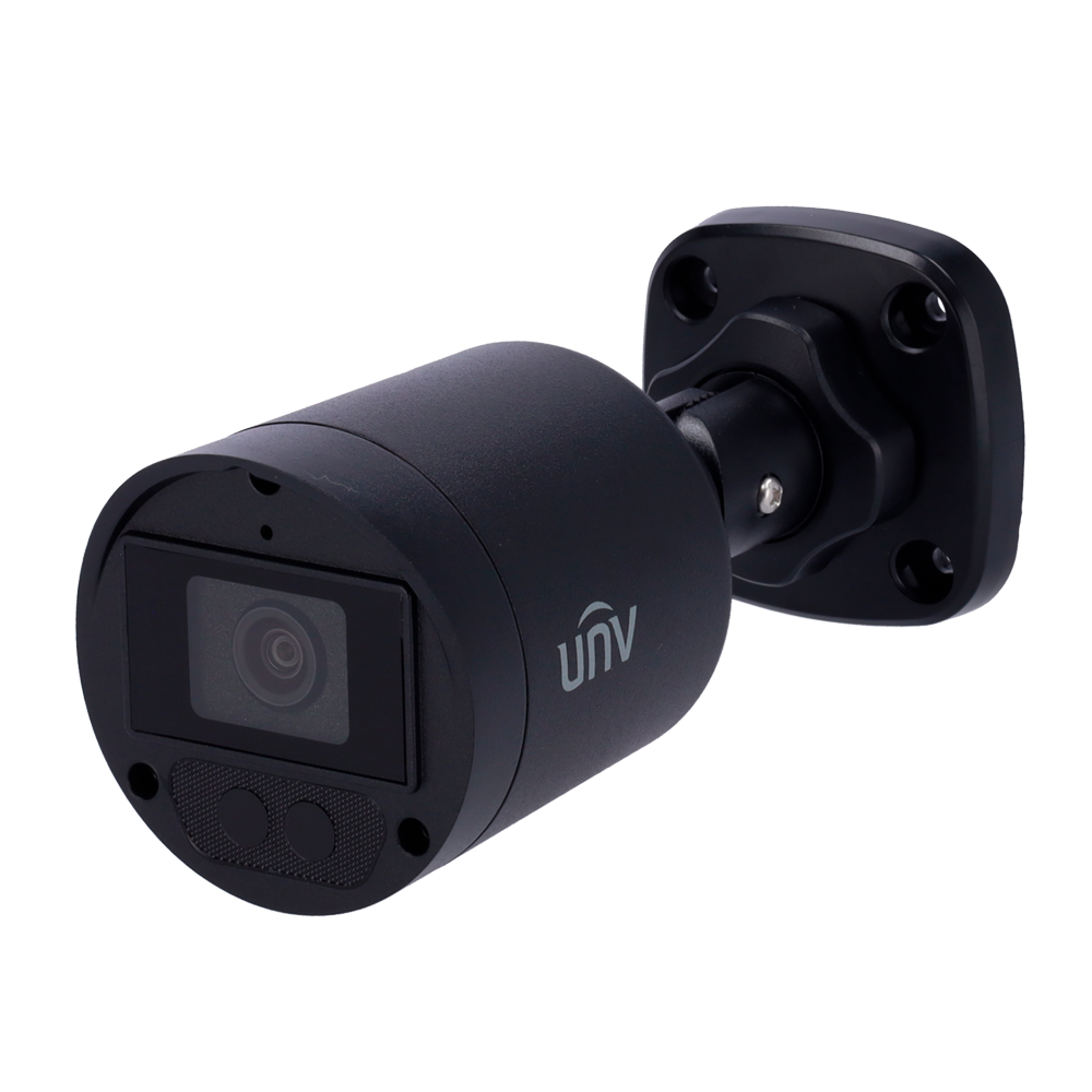 [UV-UAC-B125-AF28LM-BLACK] (UV-UAC-B125-AF28LM-BLACK) Uniview - Caméra Bullet 4n1 | Gamme Whale - Résolution 5 Mégapixel - Objectif 2.8 mm | LightHunter - Smart IR portée 40 m - IP67 | Métal et plastique | Couleur noire