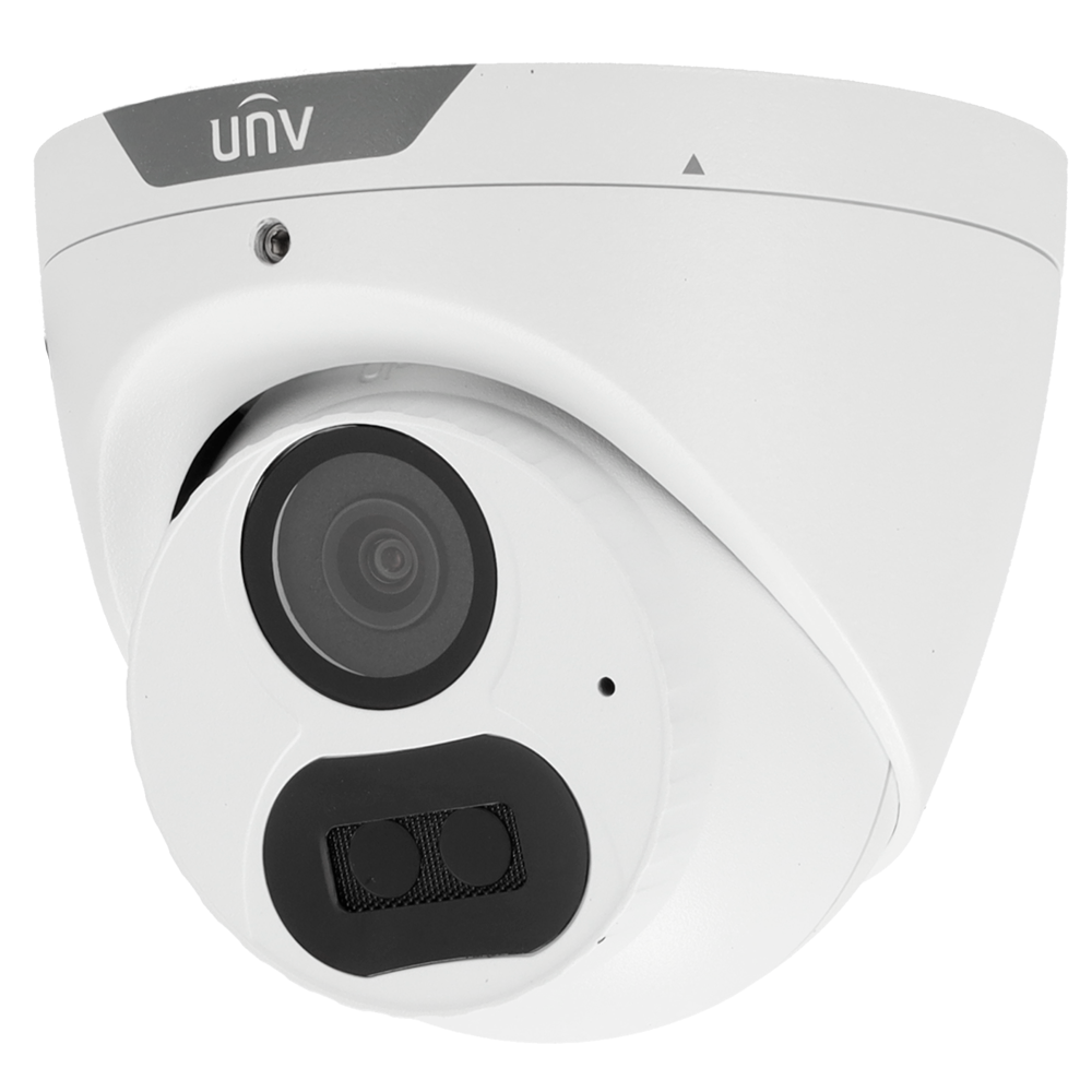 (UV-UAC-T122-AF28LM) Uniview - Caméra Turret 4n1 | Gamme Whale - Résolution 2 Mégapixel - Objectif 2.8 mm | LightHunter - Smart IR portée 40 m - IP67 : Microphone intégré : Métal +Plastique