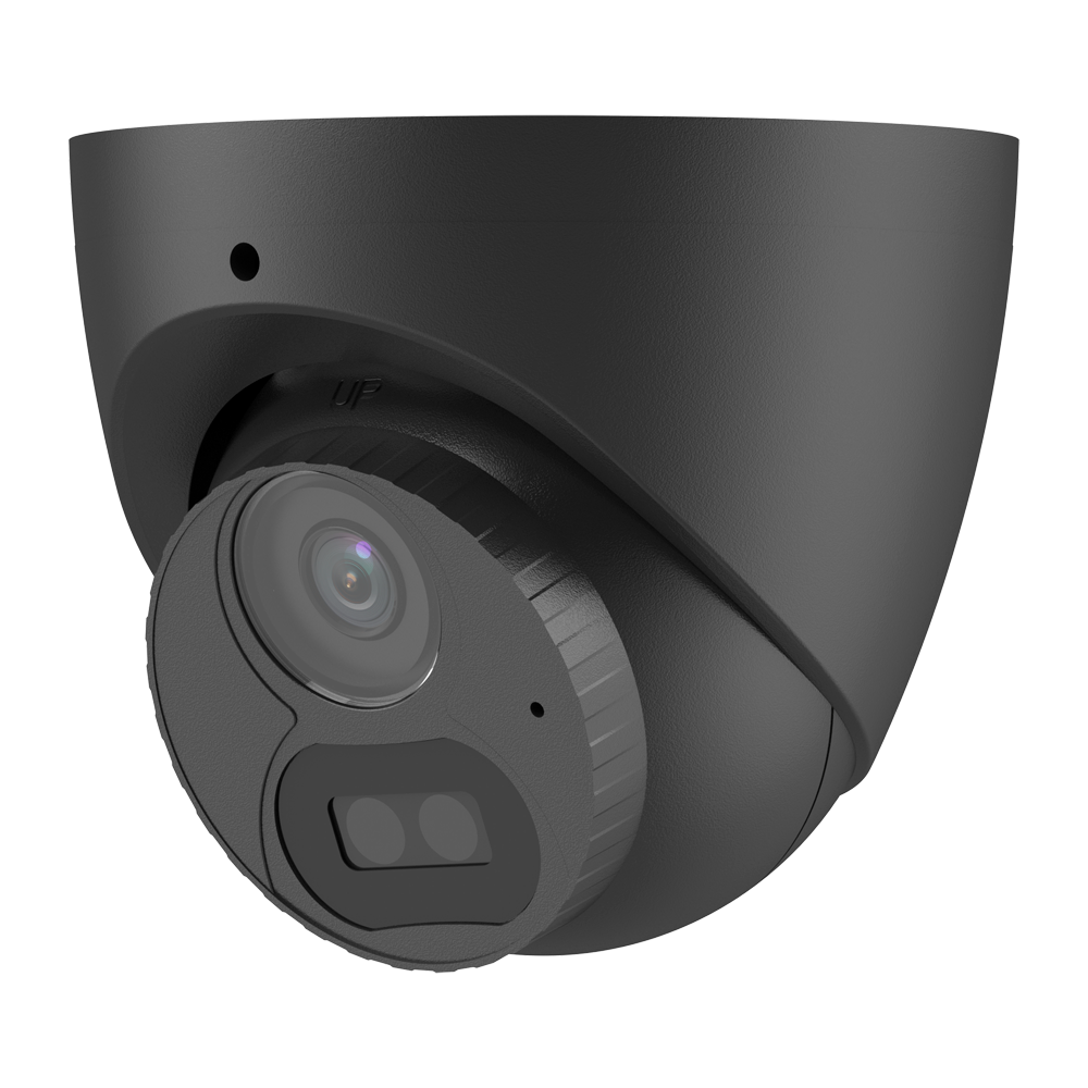 [UV-UAC-T125-AF28LM-BLACK] (UV-UAC-T125-AF28LM-BLACK) Uniview - Mini-caméra Bullet - Gamme Whale - Résolution 5 Mégapixel - Objectif 2.8 mm | LightHunter - Smart IR portée 40 m - IP67 | Microphone intégré | Couleur noir