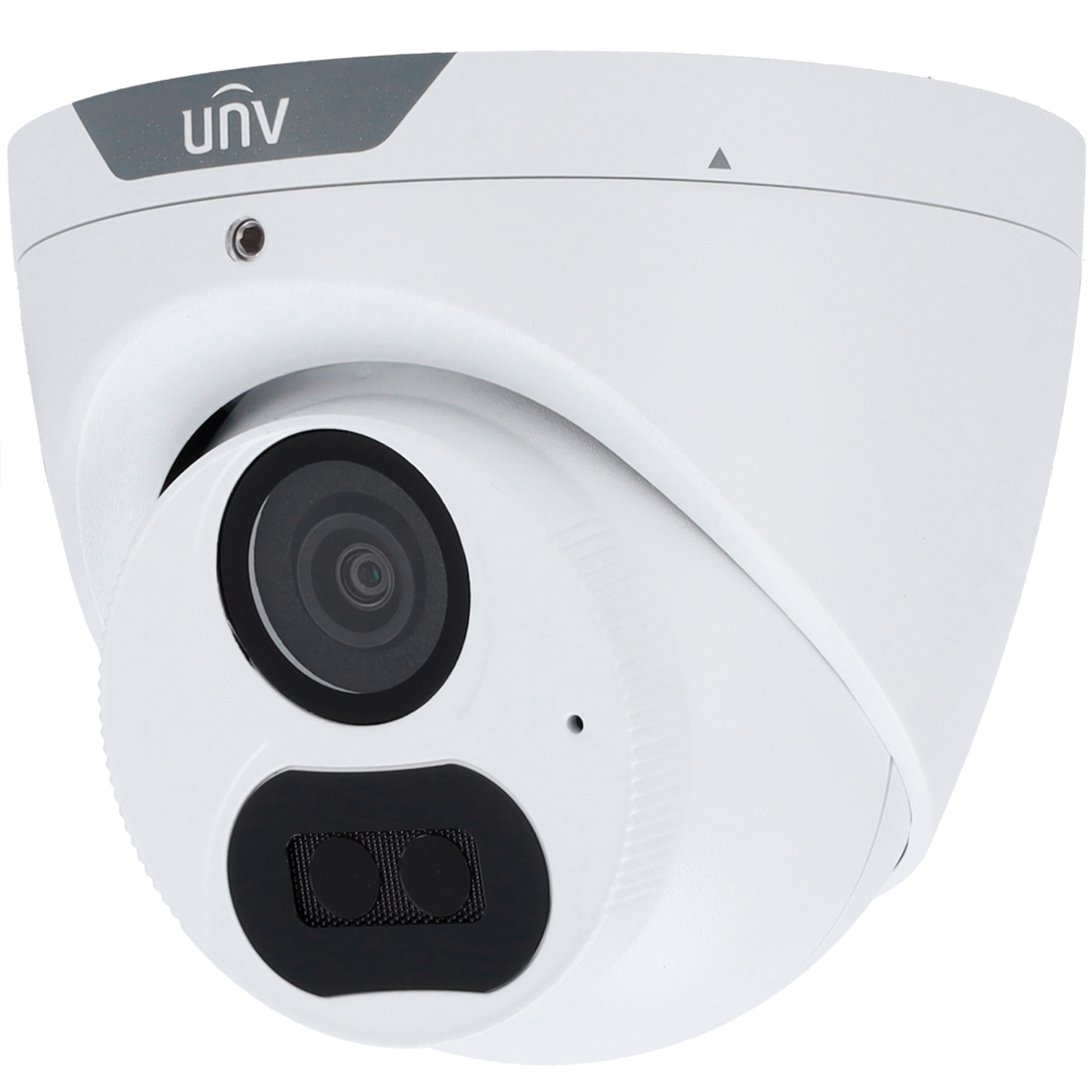 (UV-UAC-T128-ADF28MS) Uniview - Caméra Turret 4n1 | Gamme Whale - Résolution 8 Mégapixel - Objectif 2.8 mm | LightHunter - Portée IR Smart 40 m | WDR 120 dB - IP67  | Métal et plastique