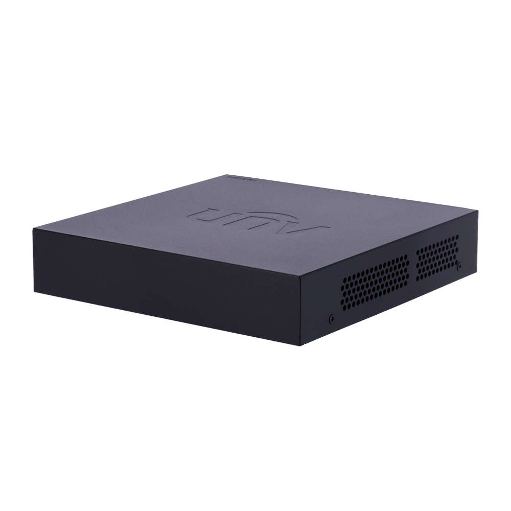 (UV-XVR301-04F) Enregistreur 5n1 - Uniview  - 4 CH HDTVI / HDCVI / AHD / CVBS + 2 extra IP - Audio  - Support 1 disque dur
