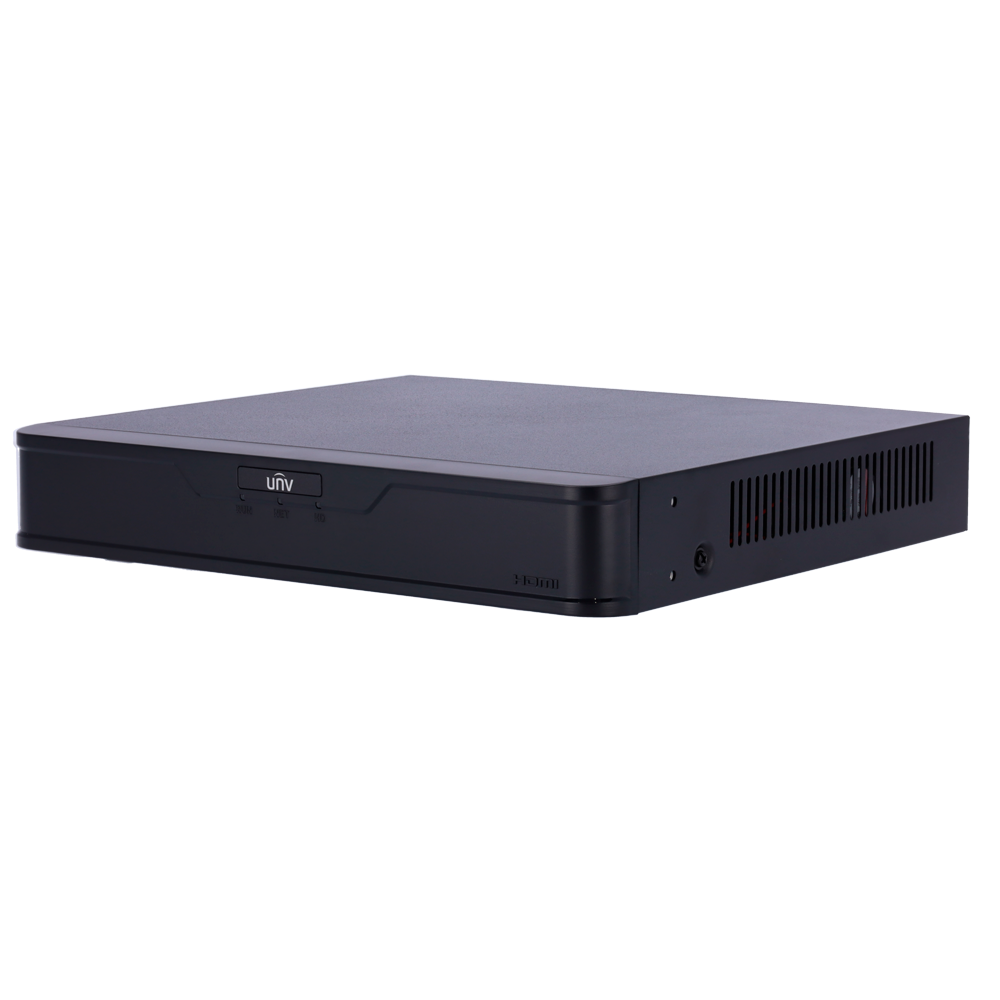 (UV-XVR301-08U3) Enregistreur vidéo 5n1 Uniview - Gamme Easy - 8 CH HDTVI / HDCVI / AHD / CVBS + 8 extra IP - Détection de mouvement ultra (UMD) - Admite 1 disco duros - Bande passante supportée 80 Mbps