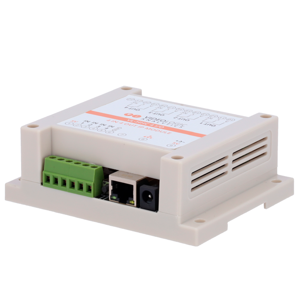 (VA-VLA-IO6-32R) Module externe Videologic 32 relais - Connexion IP - 32 sorties relais et 6 entrées