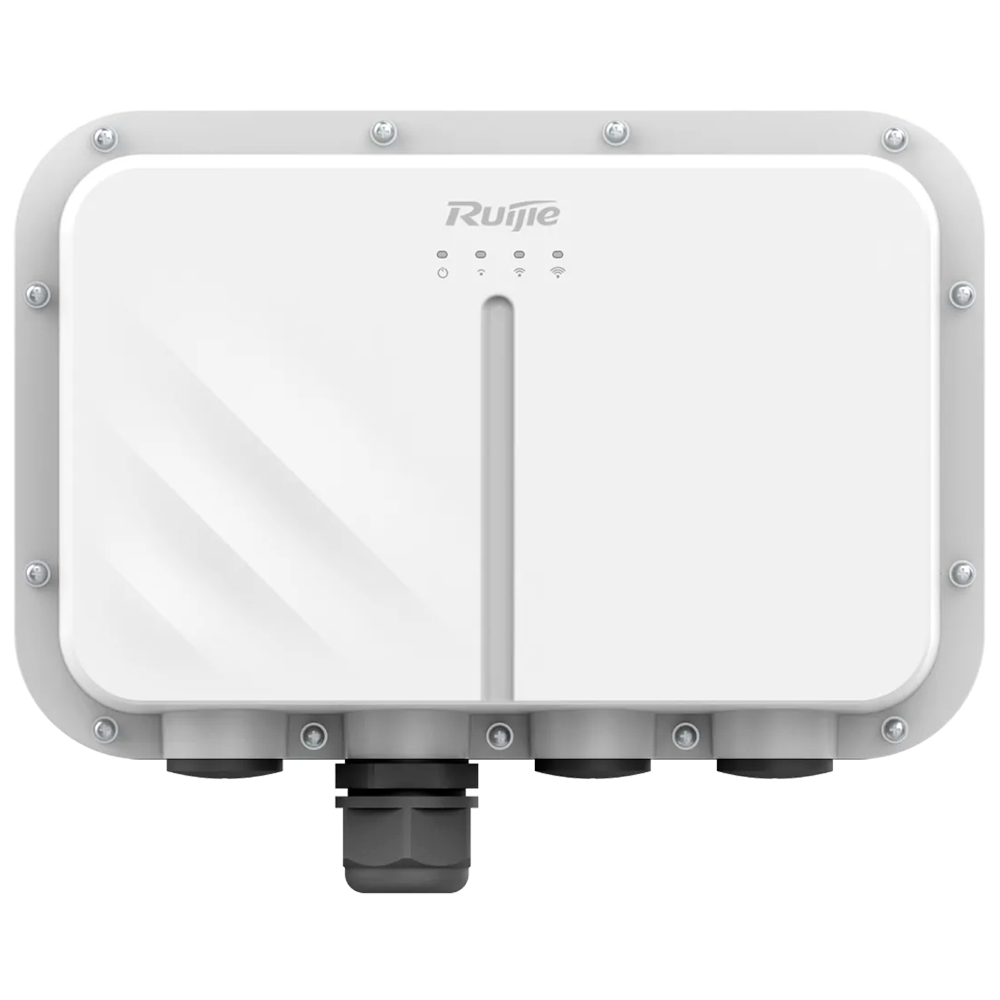 (WIS-AP6920-D) WIS Ruijie - AP Direccional Wi-Fi 7 - Frecuencia 2.4 y 5 GHz  - Soporta 802.11a/b/g/n/ac/ax/be - Velocidad transmisión hasta 3570 Mbps - Apto para Exteriores IP68