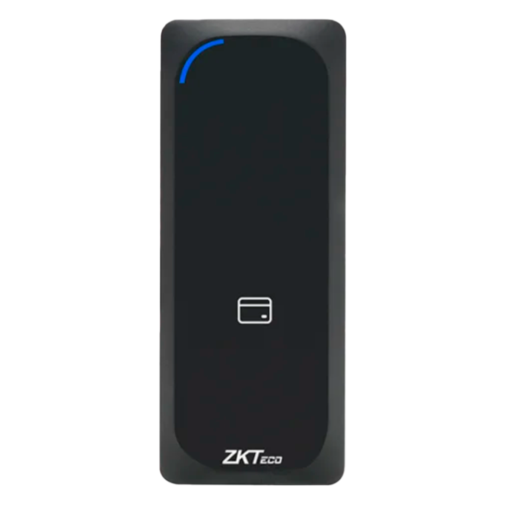 (ZK-ER-KR901-ZK) Lecteur d'accès pour les cadres - Accès par carte EM et MF DESFire - Indicateur LED et sonore - Wiegand 34/66 | RS485 - Compatible avec les contrôleurs ZKTeco - Apte pour extérieur IP65