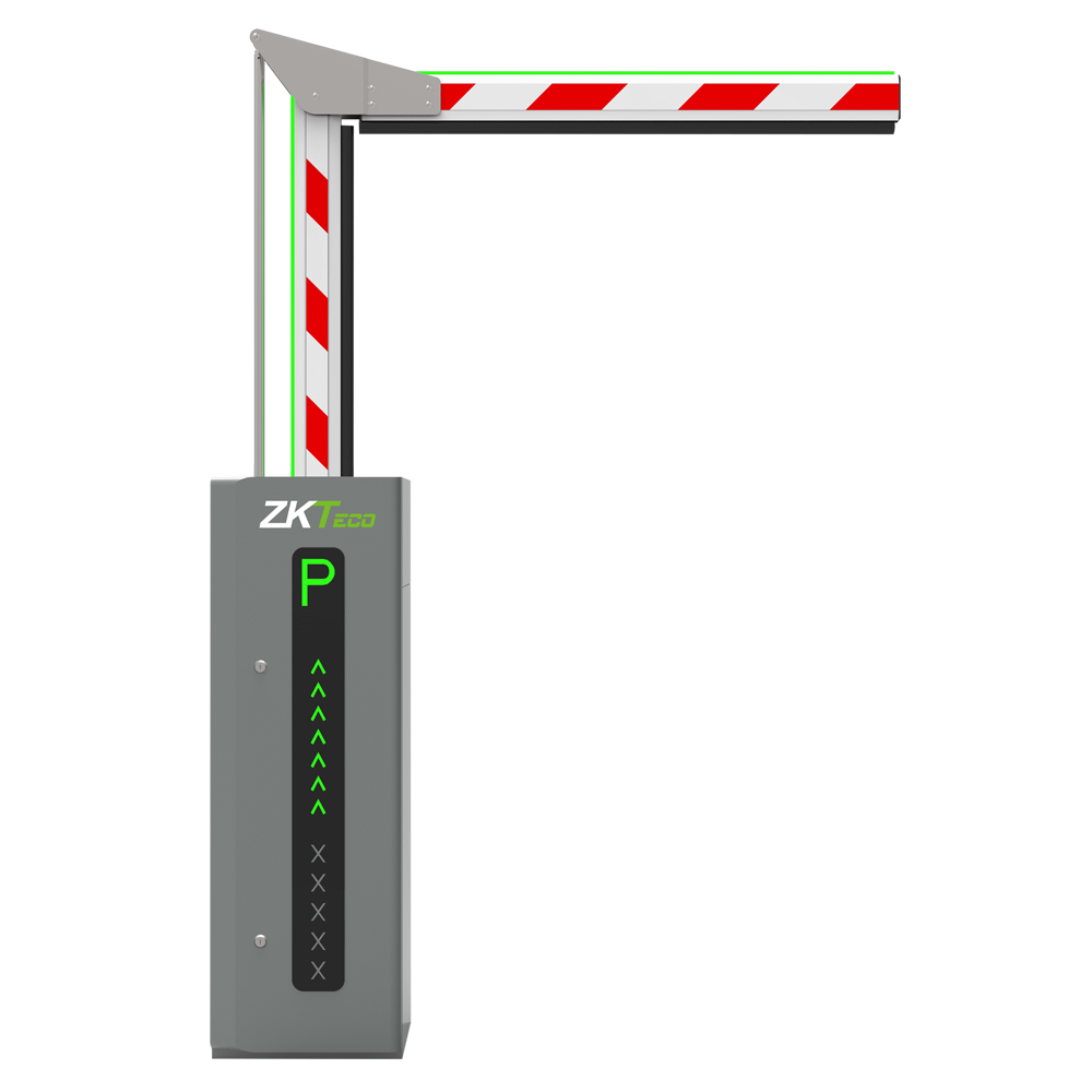 (ZK-PROBG3130L-BOOM) Barrière de parking - Bras articulé à 90º (3 m) - Ouverture à gauche | 5.000.000 cycles - Indicateurs LED : Mode d'urgence - Possibilité de batterie de secours - Adapté pour extérieur