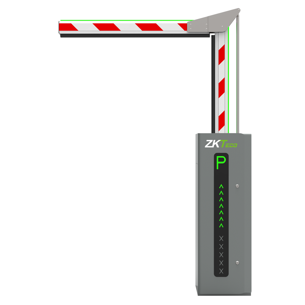 (ZK-PROBG3130R-BOOM) Barrière de parking - Bras articulé à 90º (3 m) - Ouverture à droite | 5.000.000 cycles - Indicateurs LED : Mode d'urgence - Possibilité de batterie de secours - Adapté pour extérieur