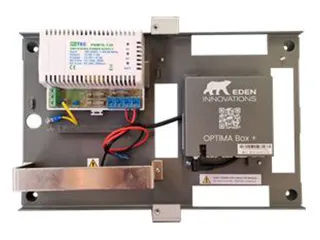 [OPTIMABOX+] (OPTIMABOX+) Logiciel de contrôle d'accès embarqué dans un serveur alimenté