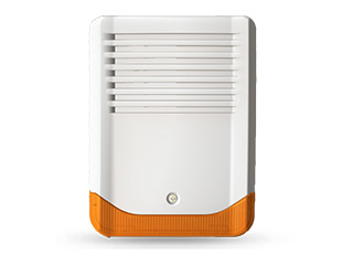 [SIREX2] (SIREX2) Sirène extérieure en aluminium avec flash à leds auto alimentée par batterie
