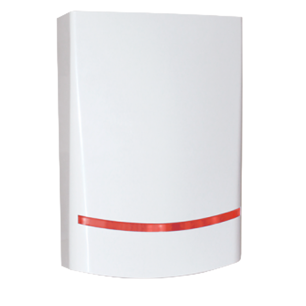 (AM-BLADE01) Sirène cablée pour extérieur - Certifié Grade 2 - Puissance sonore maximale 100 dB - Lumière frontale rouge d’avertissement - Alimentation 13.8 VDC - Batterie de secours 12 V CC (non fournie)