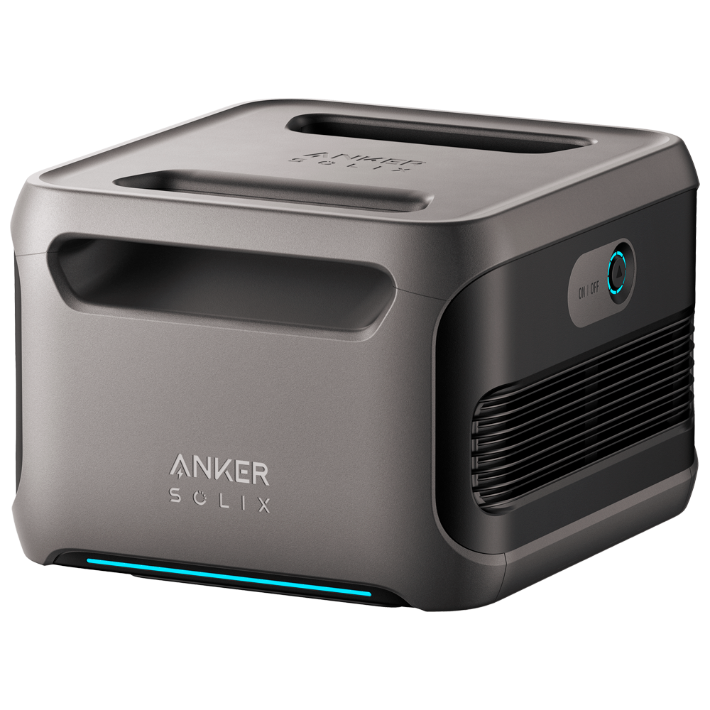 (ASOX-BP3800) Batería de expansión Anker Solix - Gran capacidad 3840Wh (75Ah) - 3000 ciclos de vida - Compatible con ASOX-F3800 (7680Wh) - Monitorizable con App