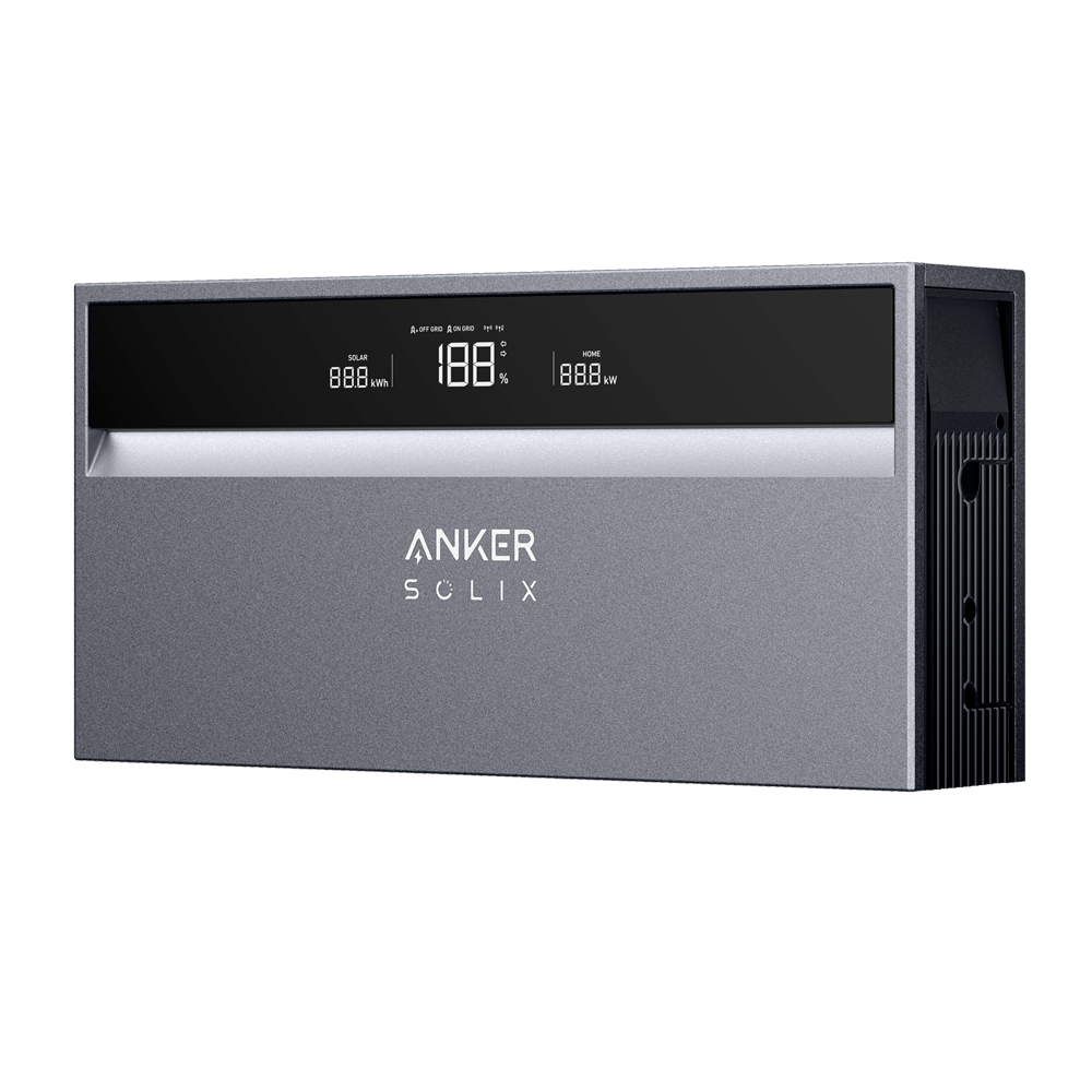 (ASOX-H6K) Onduleur monophasé Anker Solix - Fonctionne avec au moins 1x ASOX-X1-B5 - Puissance de sortie 6000W - Différents modes de fonctionnement et de travail - Contrôle via l'application  - ASI domestique ASI de secours IP66