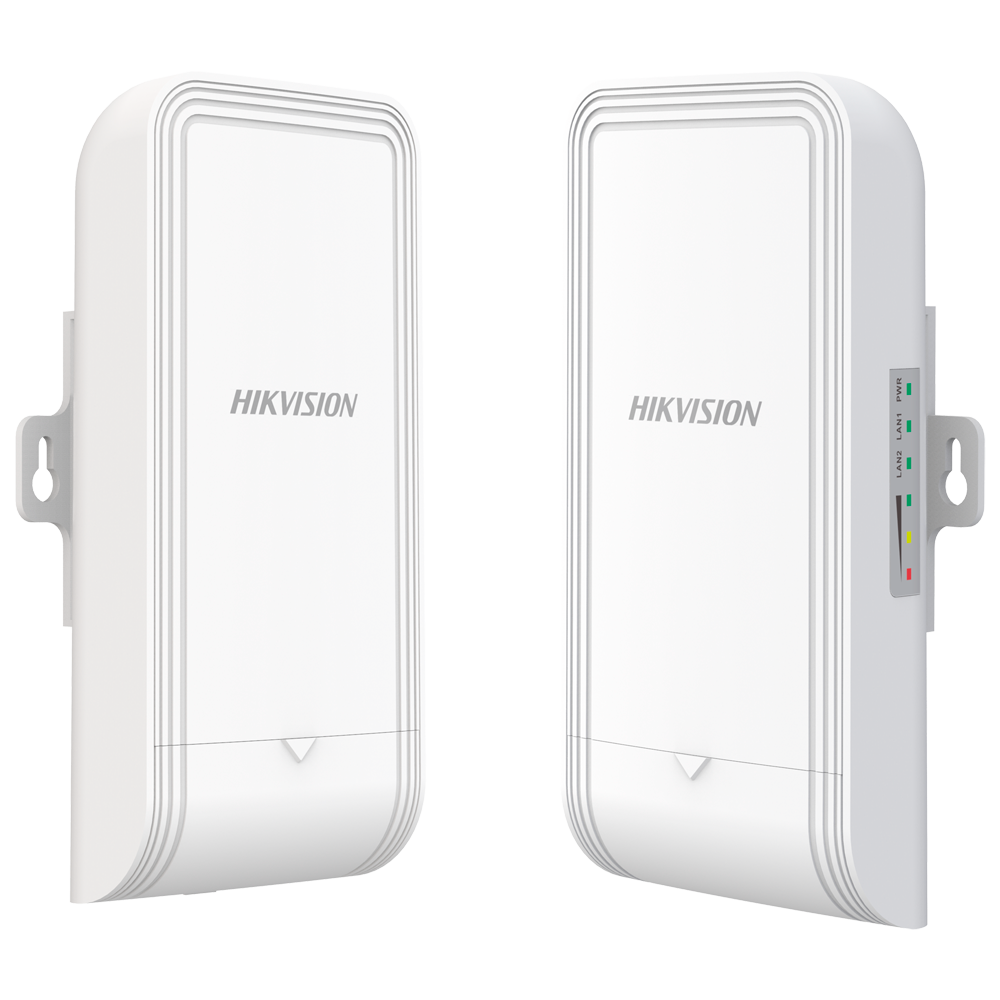 (DS-3WF1000-EI-2N) Hikvision - Liaison sans fil de hasta1 Km - Fréquence 2,4 GHz  - Basé sur 802.11 b/g/n - IP55, apte pour extérieurs - 2 unités couplées