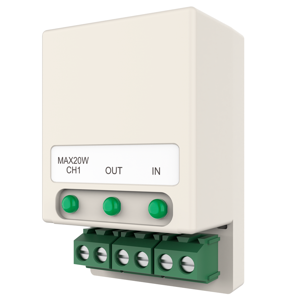 (DS-KAD7062EY) Distribuidor para edificios - 1 grupo de 2 hilos HD - Alimenta hasta 1 monitor de 2 hilos HD - Alimentación con DS-KAD706xEY - Conexión de hubs en cascada - Tamaño para caja de mecanismo estándar