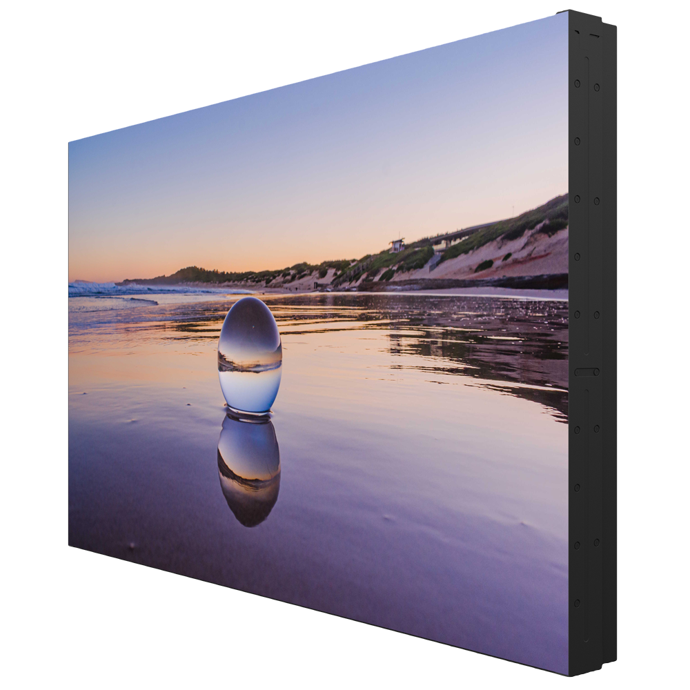 (HIS-46VW25E) Moniteur mur d'images 46" - Résolution FHD - Luminosité 500 nits - Cadre 2,9 mm (A-A) - Fonctionnenent 24/7 - Orientation horizontale et verticale