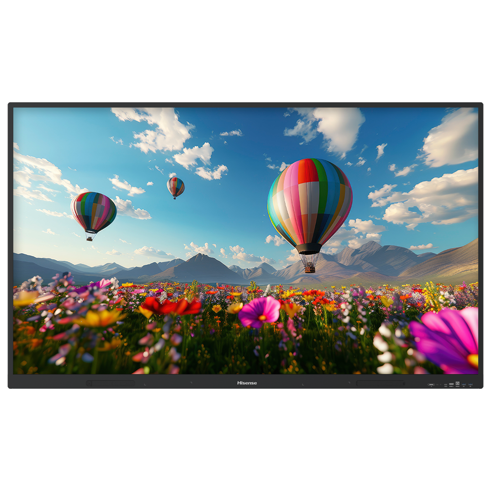 (HIS-75WE3FE) Monitor interactivo 75" - Resolución 4K - Android 14 - Certificación EDLA - 8 GB de RAM y 128 GB de ROM