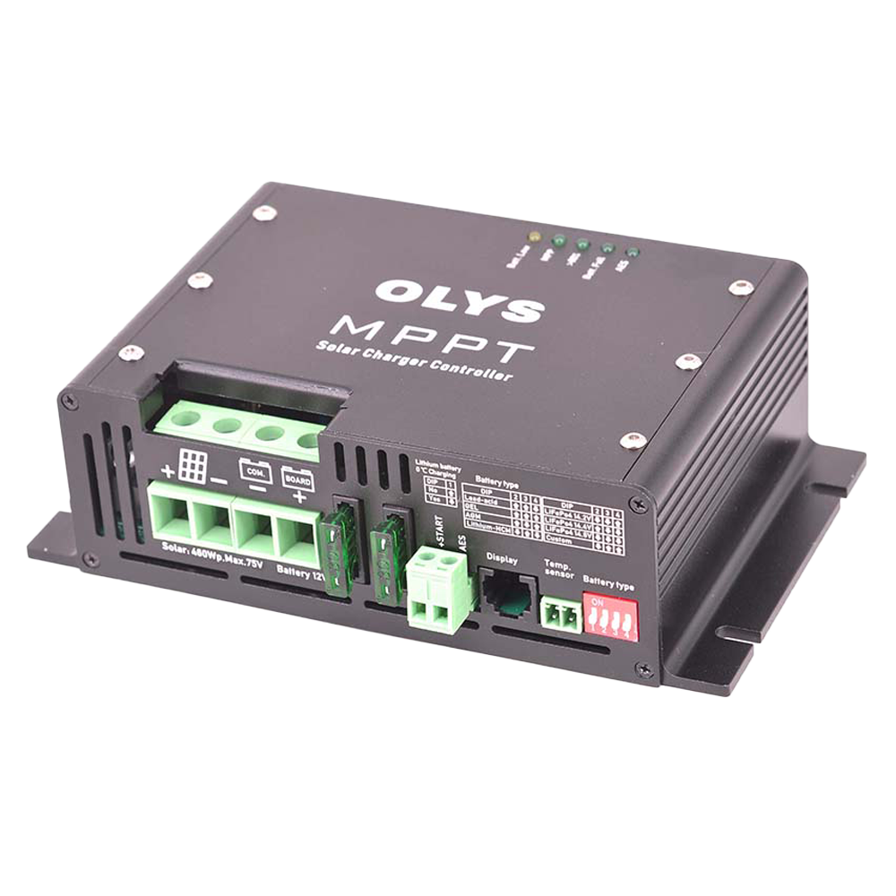 (MPPT-7535-DUO) Régulateur solaire MPPT - 460W de l'apport solaire - Courant de charge jusqu'à 35A - Compatible avec une multitude de piles - Communication BT en option (App)