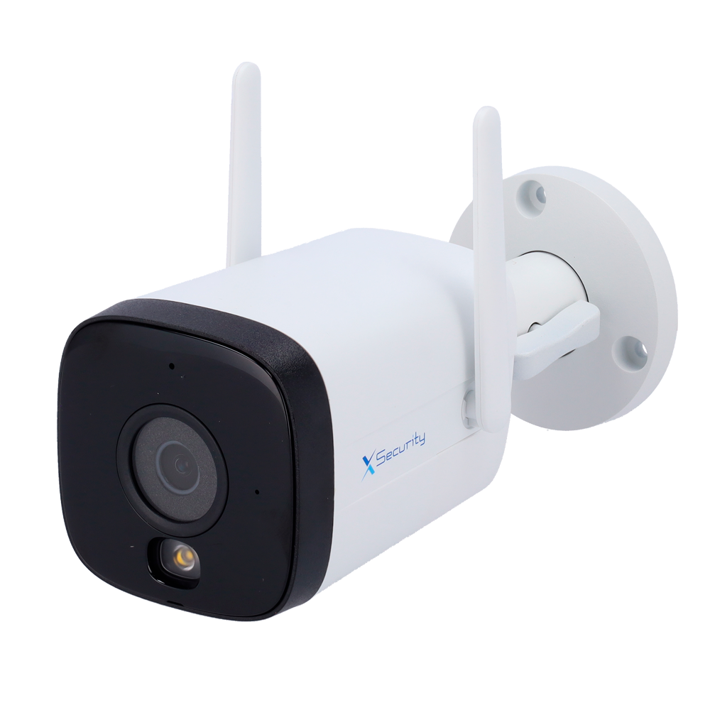 (XS-IPB026A-5ESW-DL) Caméra IP Wifi 4 Megapixel - 1/2.7” Progressive Scan CMOS - Résolution de 5 Mégapixels (2880×1620) - Objectif 2.8 mm - Double éclairage: IR + lumière blanche: 30 m - WEB, DSS/PSS, Smartphone et NVR | IP67