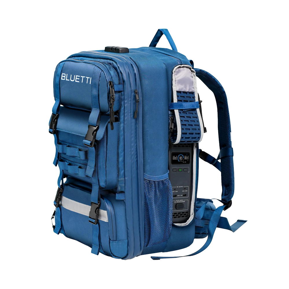 (BL-HANDSFREE2) Station d’alimentation pour sac à dos 60L - Capacité 512Wh - Puissance de sortie 600W - Des prises et des moyens de recharge multiples - 4000 cycles de vie - Contrôle via l'application